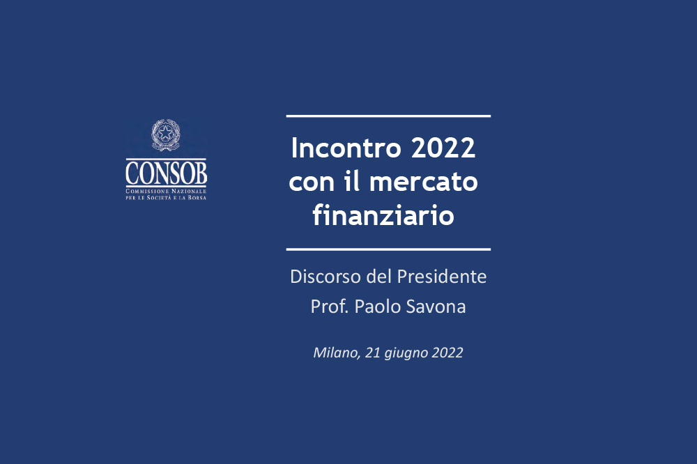 Antonio Pinto in Consob a Milano per l’incontro di lavoro fra il C.O.M.I. e la Commissione e per l’incontro annuale della Consob con il mercato finanziario.