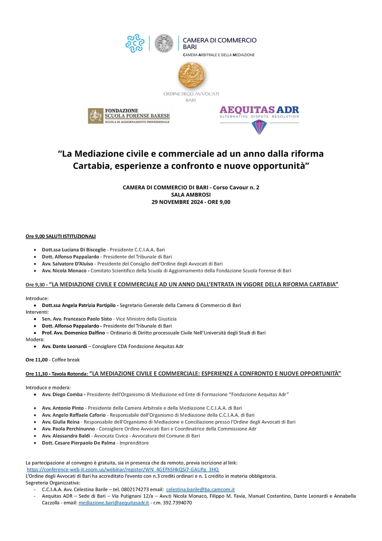 Antonio Pinto relatore nel Convegno su 