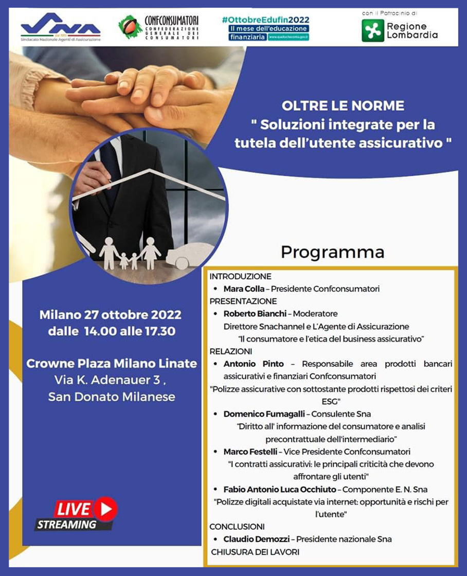 La relazione di Antonio Pinto sulla finanza sostenibile nelle polizze assicurative