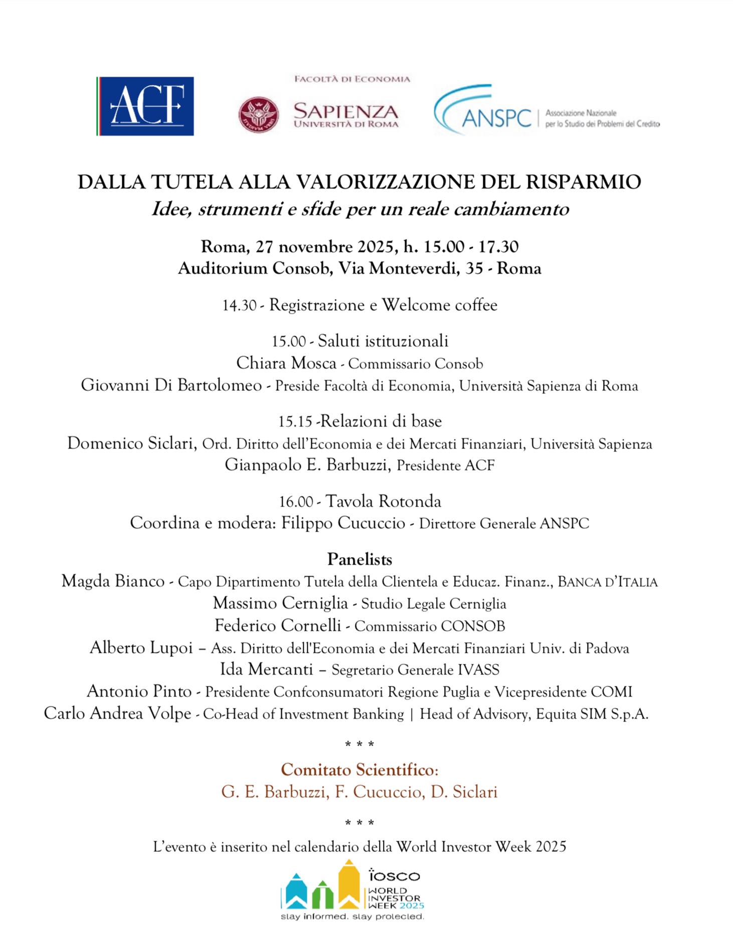 Antonio Pinto relatore al Convegno 