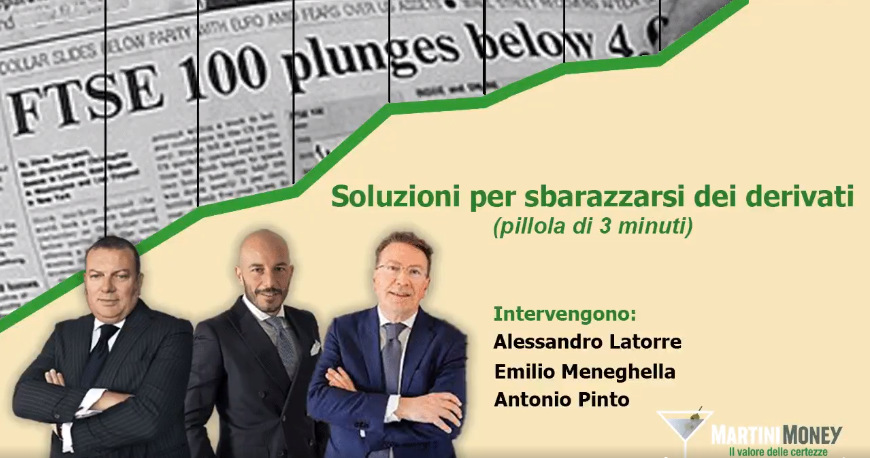 Le parole di Antonio Pinto nel videoblog di Martina Money su come proteggersi dai derivati.
