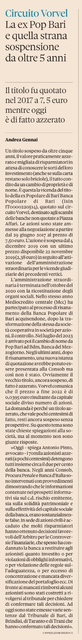 Antonio Pinto intervistato sul Sole 24Ore di oggi per approfondire il tema della illiquidità delle azioni della Banca Popolare di Bari
